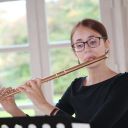 Flötistin Susanne Müller 2018 foto deni
