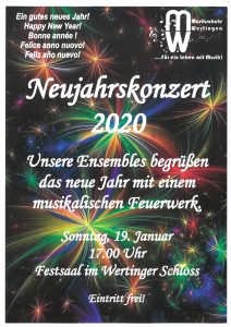 Neujahrskonzert @ Schloss Wertingen, Festsaal