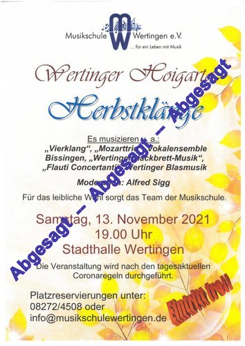 Abgesagt
