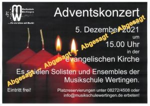 Adventskonzert @ evangelische Kirche