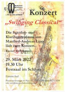 Swinging Classical @ Festsaal, Schloss Wertingen