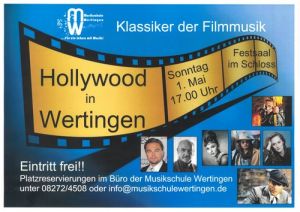 Klassiker der Filmmusik - "Hollywood in Wertingen" @ Festsaal, Schloss Wertingen