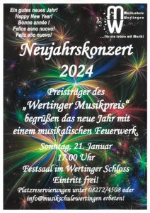 Neujahrskonzert @ Festsaal im Schloss Wertingen